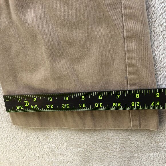 Vintage Aeropostale Womens Pants Size 3/4 Short Khaki Bootcut Casual Classic Tan - Picture 5 of 14